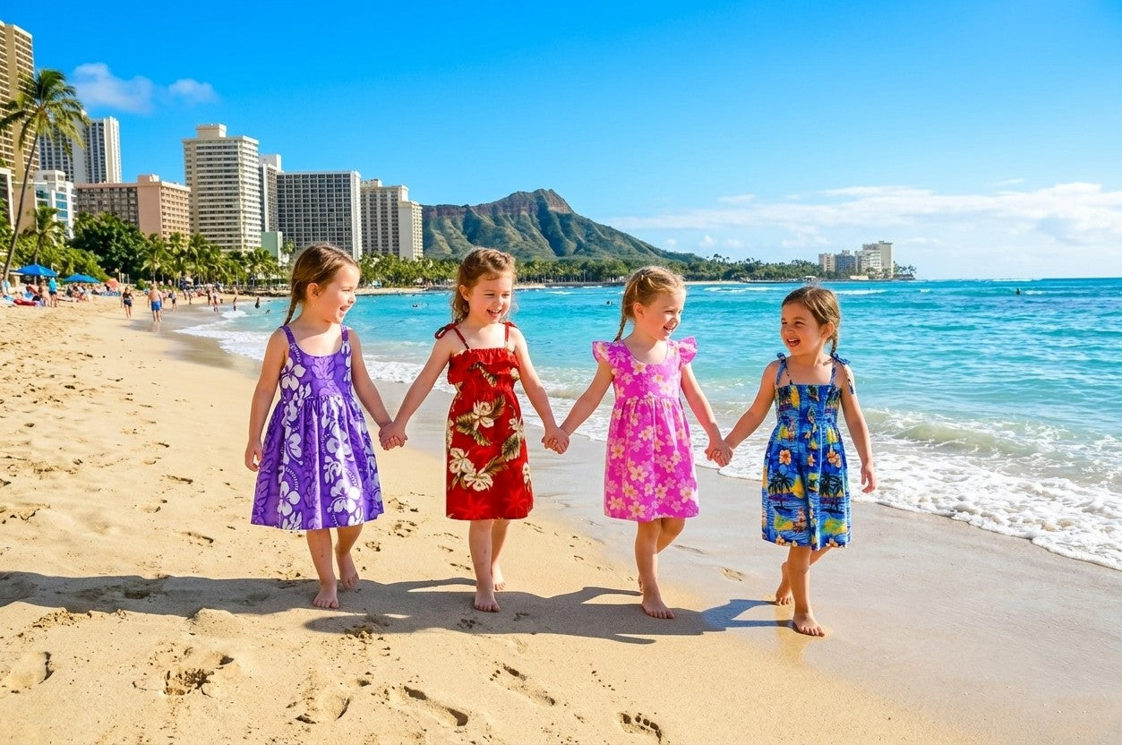 young fashion hawaiian dresses Hawaiian Dresses for Girls