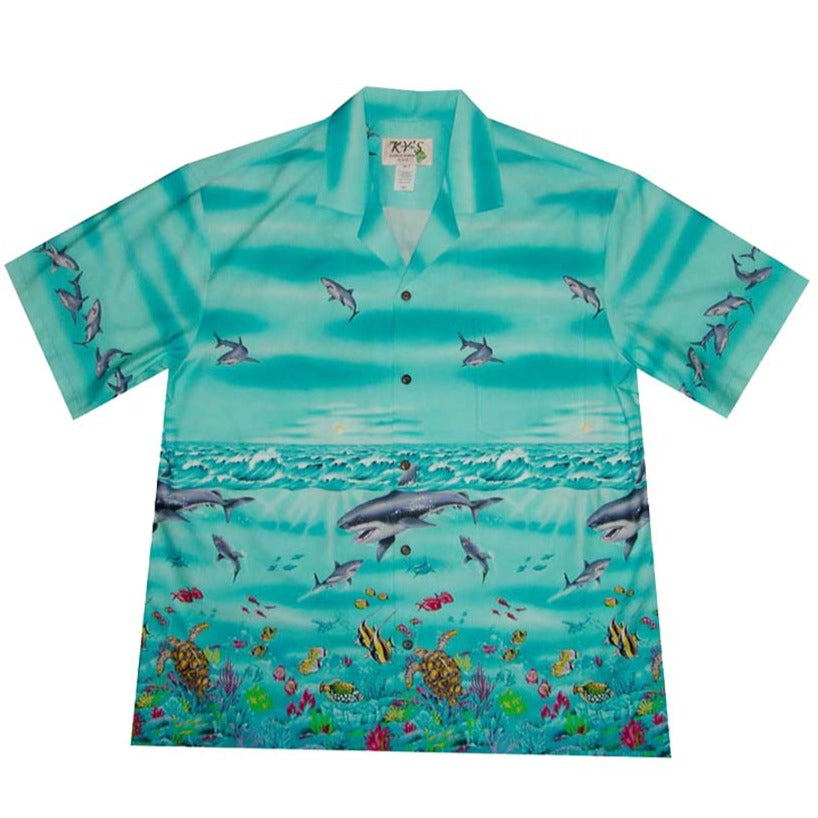 DAN アロハシャツ Shark Aloha Shirt Shark Aloha Shirt – DAN