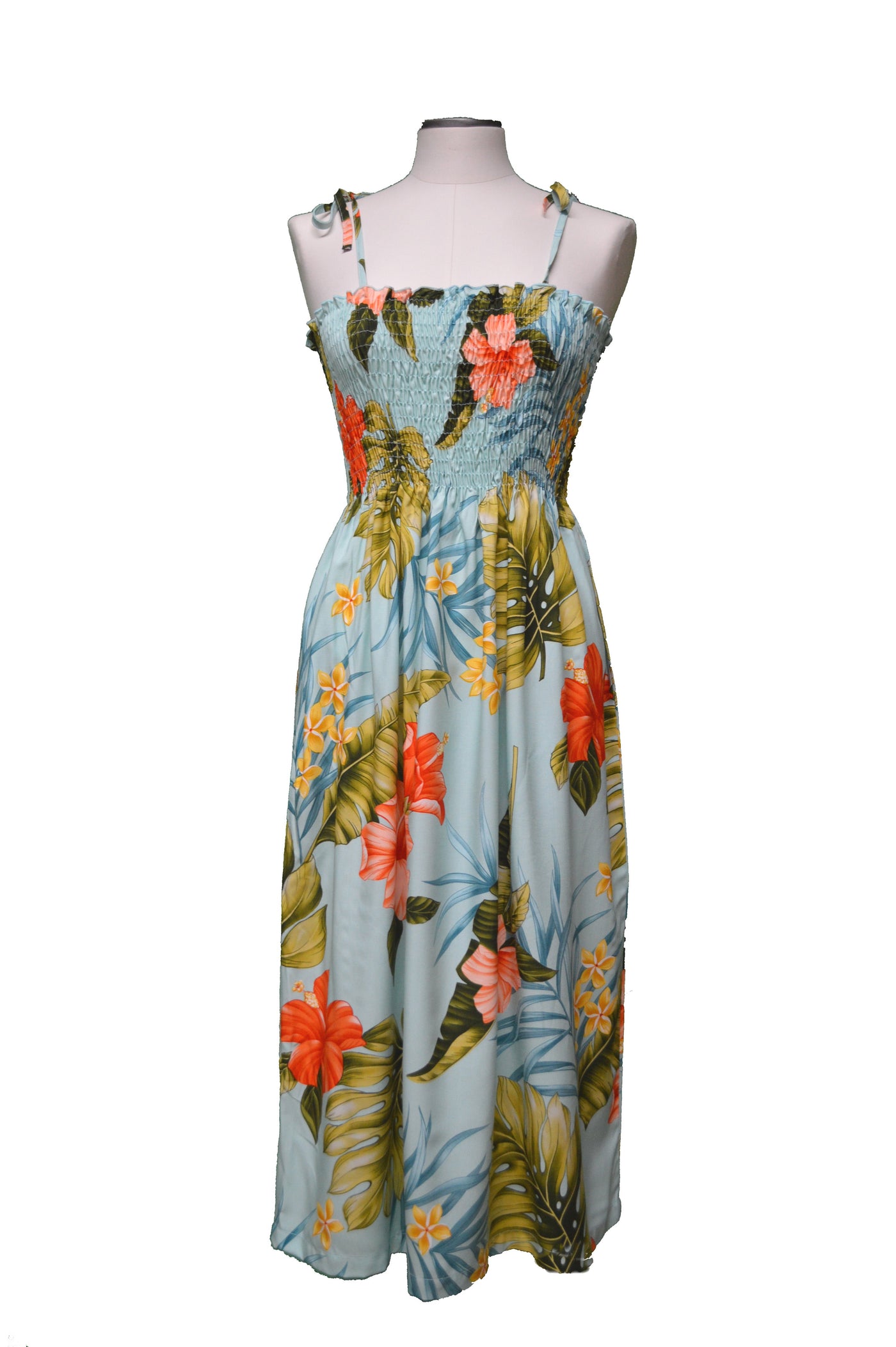 Summer Maxi Dress Makakilo Hibiscus