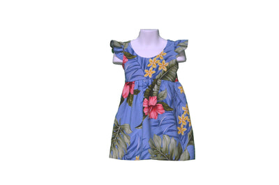 Little Princess Sunny Waipio Hibiscus Hawaiian Dress