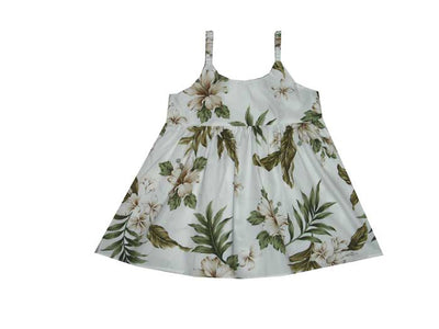 Floral Summer Bungee dress for Little Princess Soft Cotton Made in Hawaii