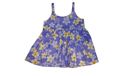 Little Flower Summer Bungee dress for Little Girl Made in Hawaii