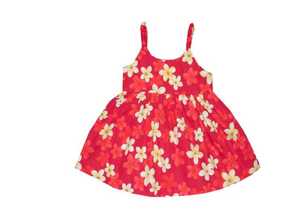 Little Flower Summer Bungee dress for Little Girl Made in Hawaii