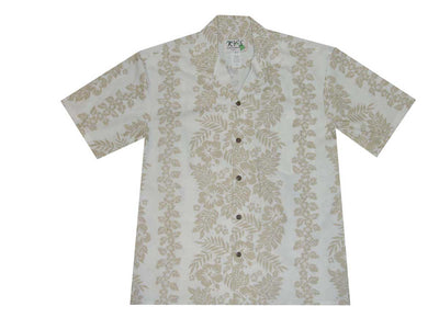 Wild Hibiscus Cotton Men's Aloha Shirt