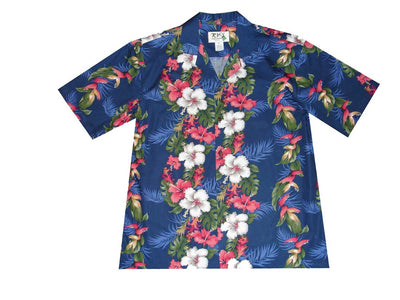 Bird of Paradise Men's Aloha Cotton Shirt