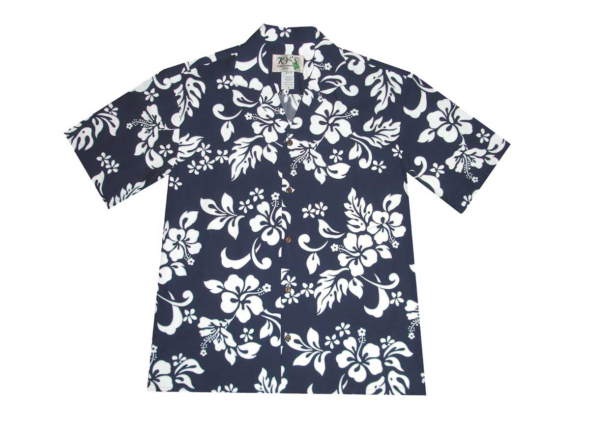 Original Hibiscus Cotton Men's Aloha Shirts