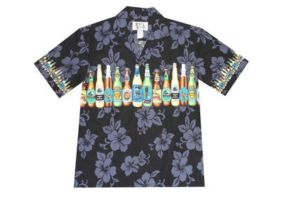 Hawaii Beer Men's Aloha Cotton Shirt