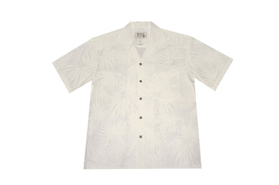 Palm Leaf Cotton Men's Aloha Shirt