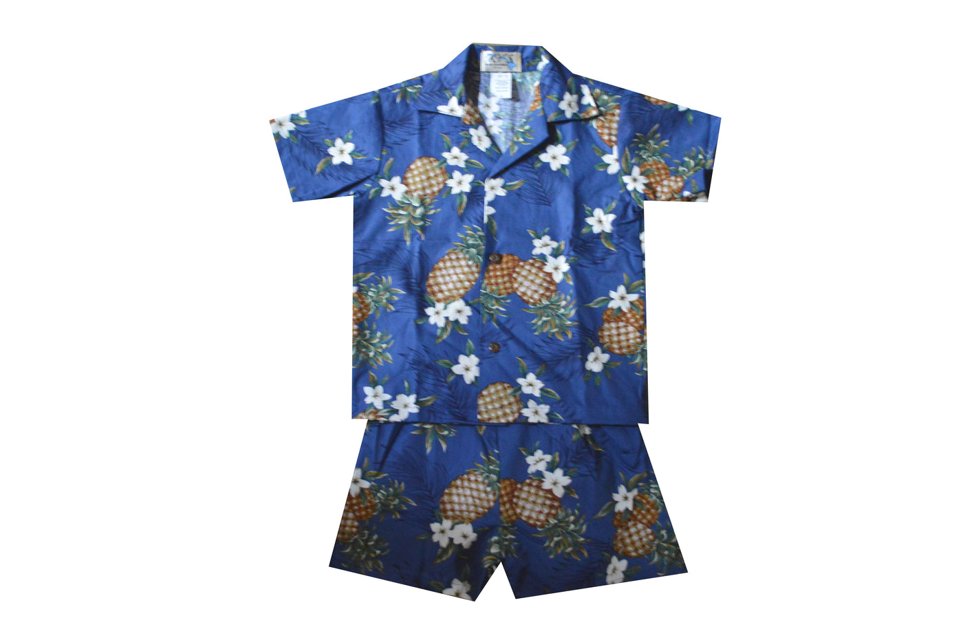 Hawaiian Pineapple Boy Shirts and Little Boy Cabana Sets