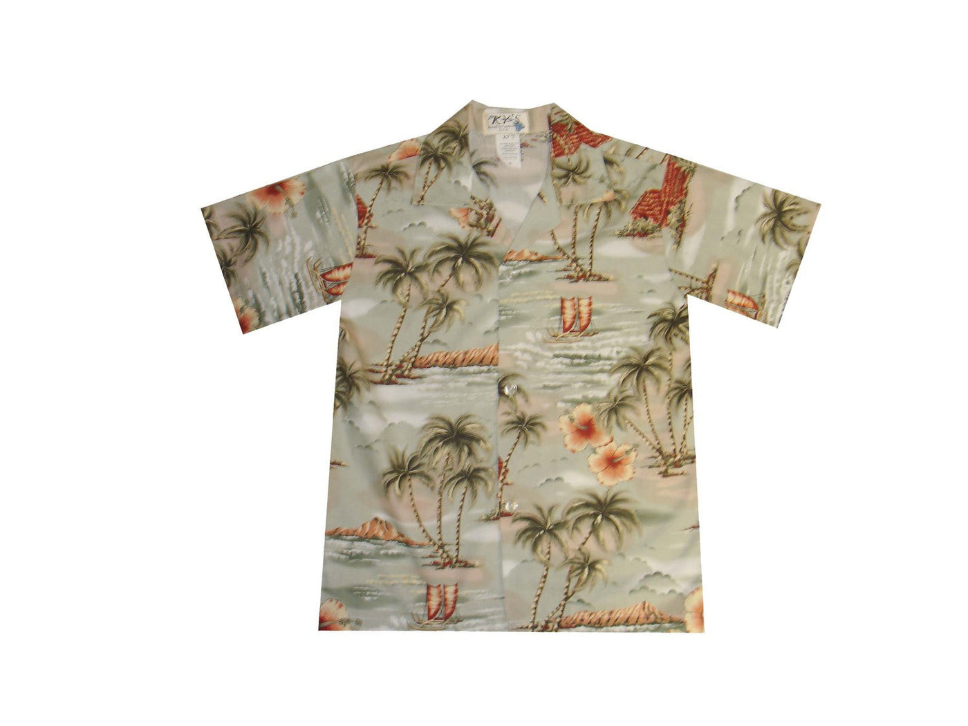 Peaceful Island 100% Cotton Hawaiian Boy Shirts and Boy Cabana Sets