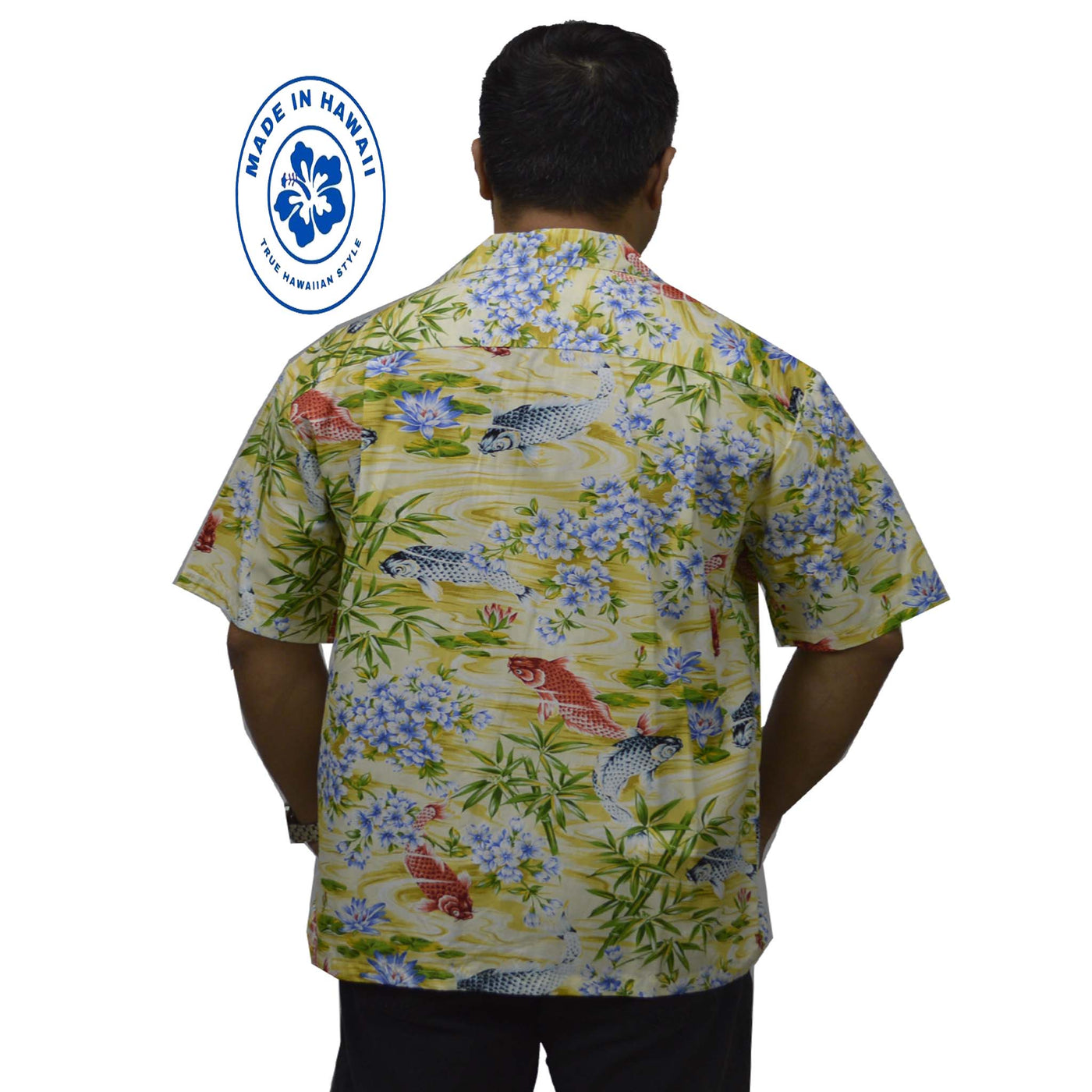 Custom Hawaiian Shirt Color Fish -Yellow