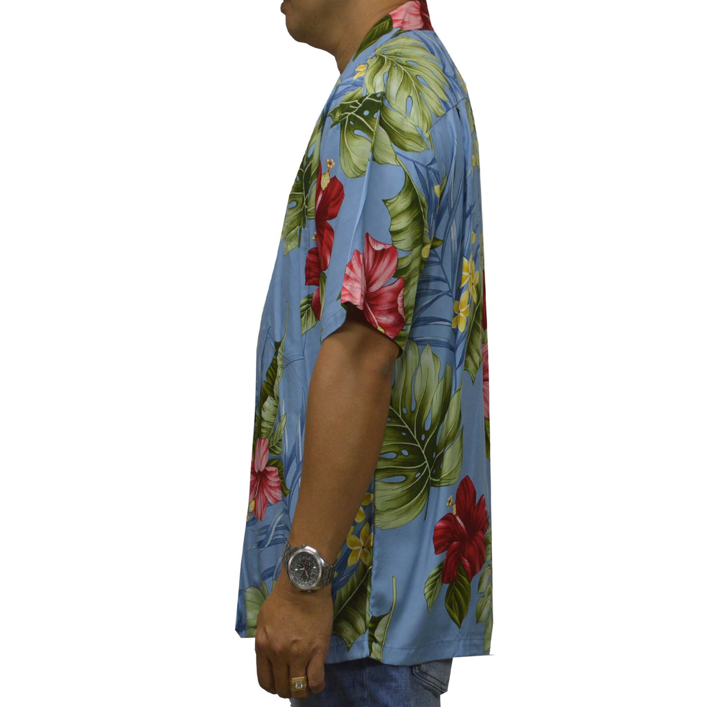 locally made hawaiian shirts red hibiscus hawaii