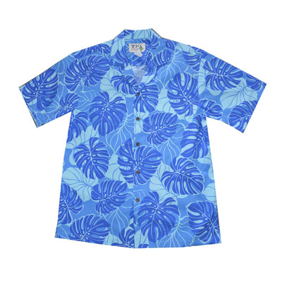 Cotton Men's Aloha Shirt Monstera Deliciosa