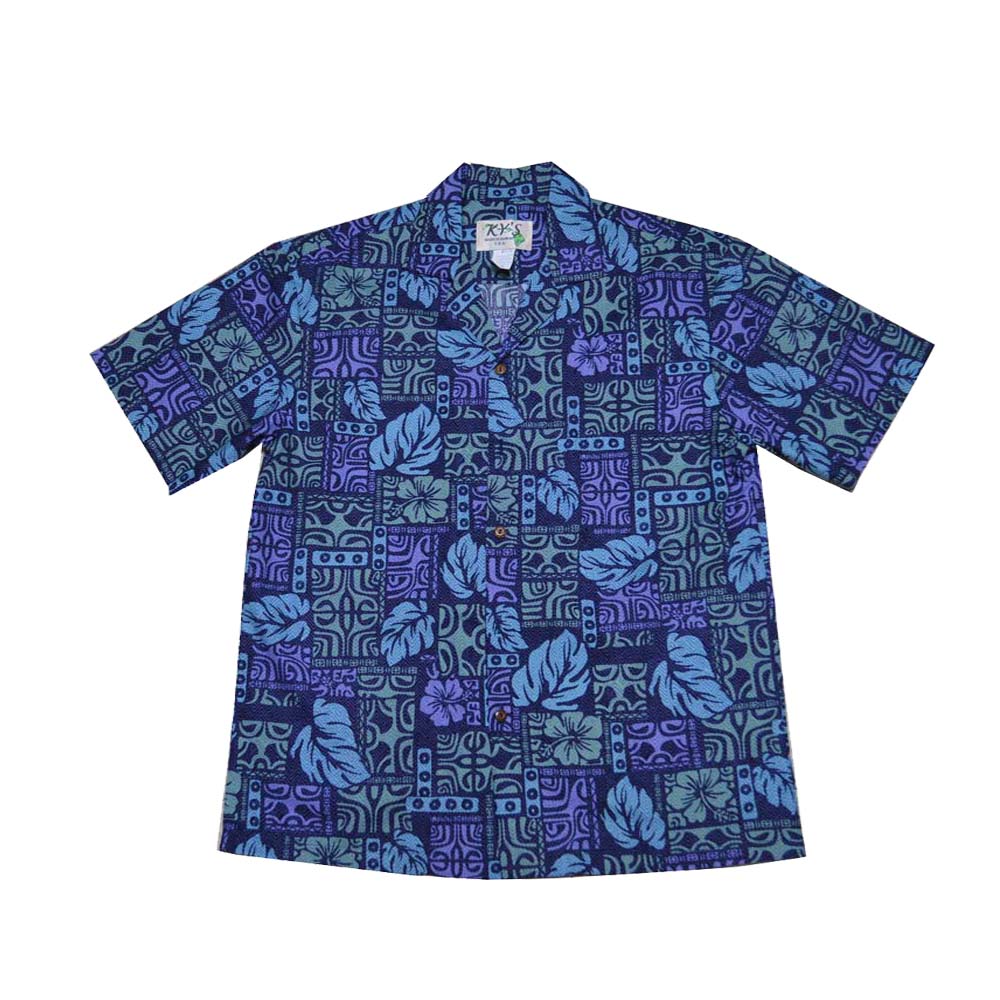 Mystical Tapa Cotton Men's Aloha Shirt