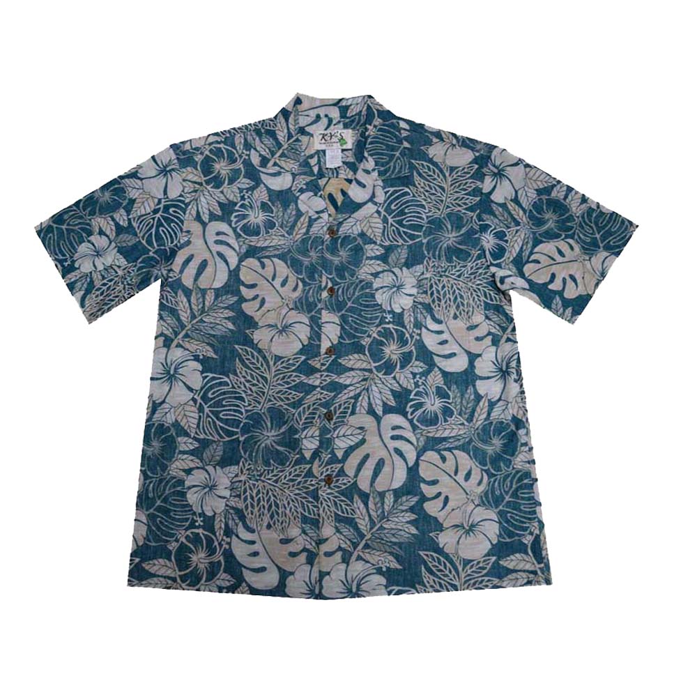 Vintage Monster Cotton Men's Aloha Shirt