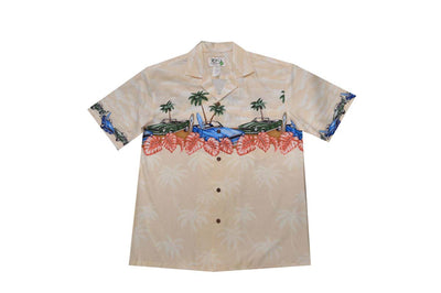 Muscle Cars Hawaiian Shirt – button-down, cotton, made in Honolulu