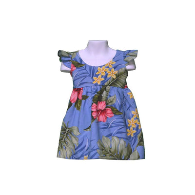 Makakilo Hibiscus Hawaiian Bungee Dress For Girls