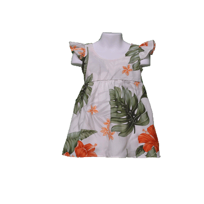 Makakilo Hibiscus Hawaiian Bungee Dress For Girls