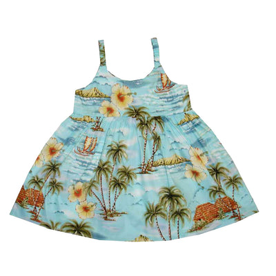 sachin and babi light blue dress Girls Hawaiian Clothing