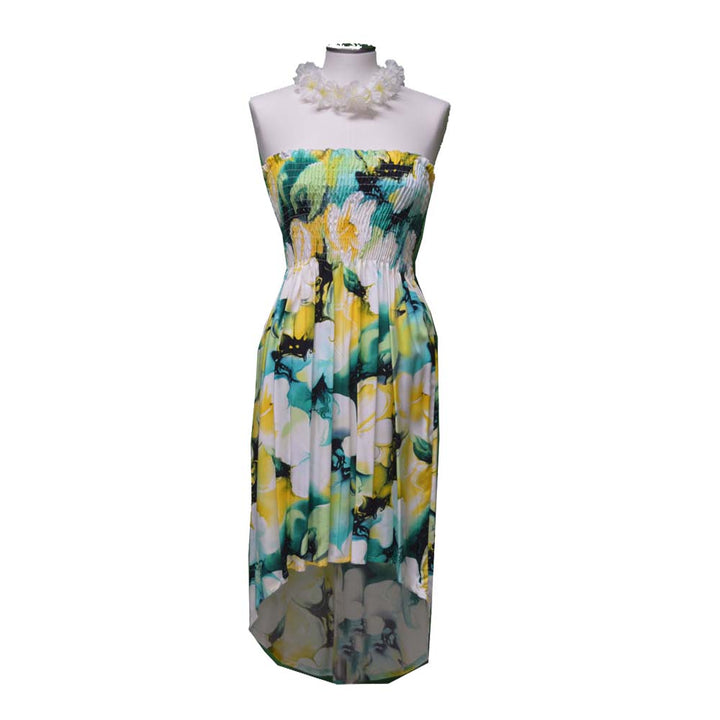 Rayon Midi Hawaiian Dresses