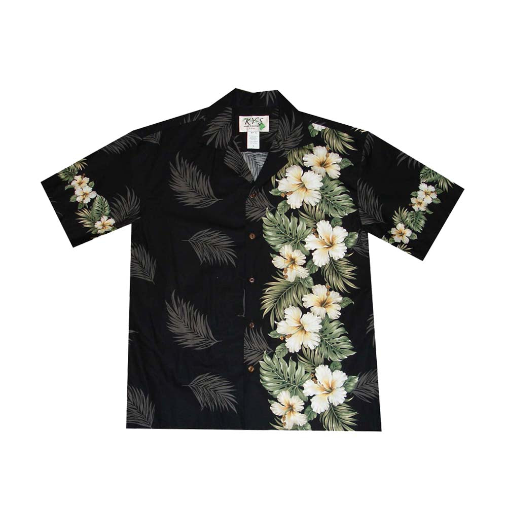 White Hibiscus Slim Fit Hawaiian Aloha Shirts for men made in Hawaii | Free  Shipping — kyifi.com